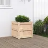 Image de vidaXL Jardinière - Bois massif
