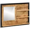 Image de vidaXL Miroir avec étagères