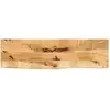 Image de vidaXL Dessus de table 100x40x2,5cm bord vif bois massif manguier brut