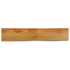 Image de vidaXL Dessus de table à bord vivant 160x40x2,5cm bois massif manguier