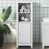 Image de vidaXL Armoire salle de bain BERG blanc pin massif