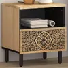 Image de vidaXL Table de chevet bois de manguier