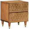 Image de vidaXL Table de chevet - Bois de manguier