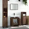 Image de vidaXL Ensemble 2 pcs Chêne marron