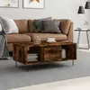 Image de vidaXL Table basse Chêne fumé