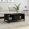 Image de vidaXL Table basse 90x50x36,5 cm - Noir