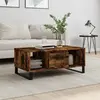 Image de VidaXL Table Basse Chêne Fumé - 90x50x36,5 cm