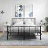 Image de vidaXL Lot de 2 tables de chevet - Blanc brillant