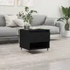 Image de VIDAXL Table basse - Noir - 50x46x50 cm