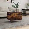 Image de vidaXL Table basse Chêne fumé