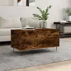 Image de vidaXL Table basse - Chêne fumé