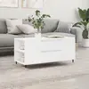 Image de vidaXL Table basse blanc 102 cm