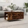 Image de vidaXL Table basse - Chêne fumé - Bois d'ingénierie