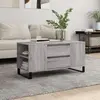 Image de vidaXL Table basse sonoma gris 102x44.5x50