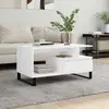 Image de vidaXL Table basse Blanc