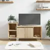 Image de Vidaxl Meuble TV Chêne Sonoma 100x35x55 cm
