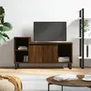 Image de vidaXL Meuble TV - Chêne marron 100x35x55 cm