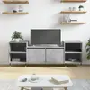 Image de vidaXL Meuble TV 160 cm - Gris béton