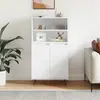 Image de VIDAXL Buffet haut - Blanc