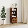 Image de vidaXL Buffet haut 40x36x110 cm Chêne fumé