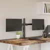 Image de vidaXL Support Double Moniteur