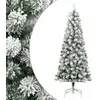 Image de vidaXL Sapin de Noël artificiel neige floquée - 180 cm
