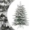 Image de vidaXL Sapin de Noël avec neige 180 cm