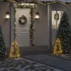 Image de vidaXL Décoration lumineuse arbre - 80 LED avec piquets