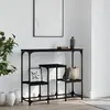 Image de vidaXL Table console - Noir - Bois d'ingénierie