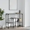 Image de VidaXL Console grise 89.5x28x76