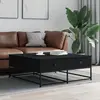 Image de vidaXL Table basse noir