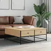 Image de VidaXL Table basse chêne sonoma - 100x99x40 cm