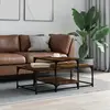 Image de vidaXL Table basse - Chêne Fumé