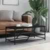 Image de VidaXL Table basse noire