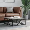 Image de VidaXL Table basse - Sonoma gris