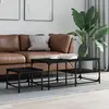 Image de Vidaxl Tables basses gigognes 2 pcs noir