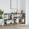 Image de VidaXL Table Console Chêne Fumé