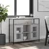 Image de VIDAXL Buffet - Sonoma gris 100 x 35 x 80 cm