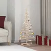 Image de vidaXL Arbre de Noël en bois massif 120 cm