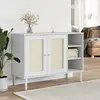 Image de VidaXL 358029 - SENJA aspect rotin blanc