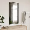 Image de vidaXL Miroir mural - Noir 50x100 cm