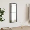 Image de vidaXL Miroir mural Noir 20x50 cm