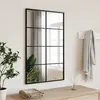Image de vidaXL Miroir mural Noir Fer 50x80 cm