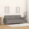 Image de vidaXL Canapé 3 places - Tissu Taupe