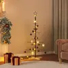 Image de vidaXL Arbre de Noël en métal 120 cm - Noir