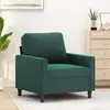 Image de VidaXL Fauteuil - Vert Foncé