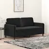 Image de vidaXL Canapé velours noir