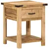 Image de vidaXL Table de Chevet Bois de Manguier
