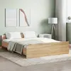 Image de vidaXL Cadre de lit sans matelas chêne sonoma 160x200 cm