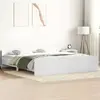 Image de vidaXL Cadre de lit sans matelas blanc 180x200 cm